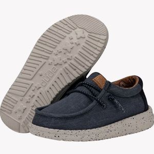 Wally Youth Washed Canvas Navy Blue Color